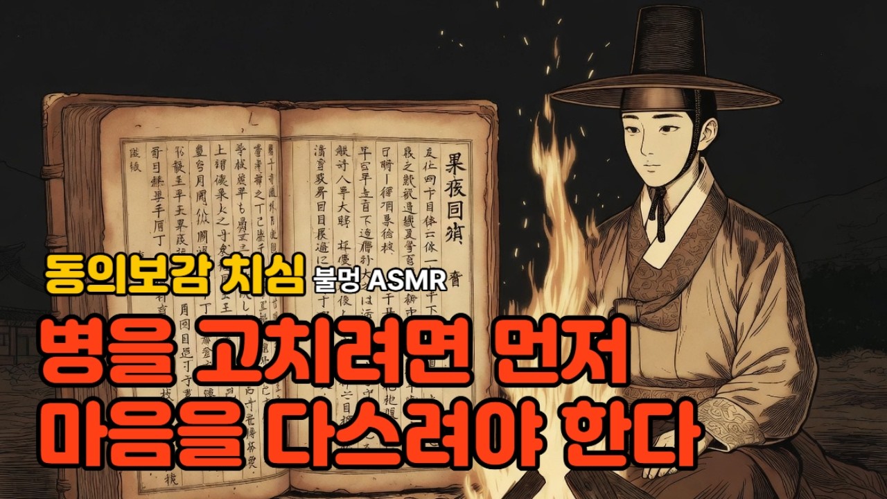 복잡한 머릿속을 비우는 시간, 호수에서 장작 타는 소리 ASMR #수면 #힐링 #불멍