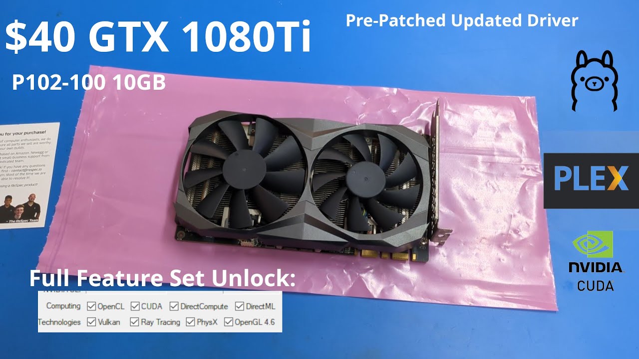Nvidia P102-100 10 ГБ: 40 долларов США. CUDA (AI), NVEC Home Lab и облачный игровой процессор? Ра...