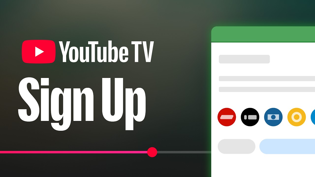 КАК: Зарегистрироваться на YouTube TV