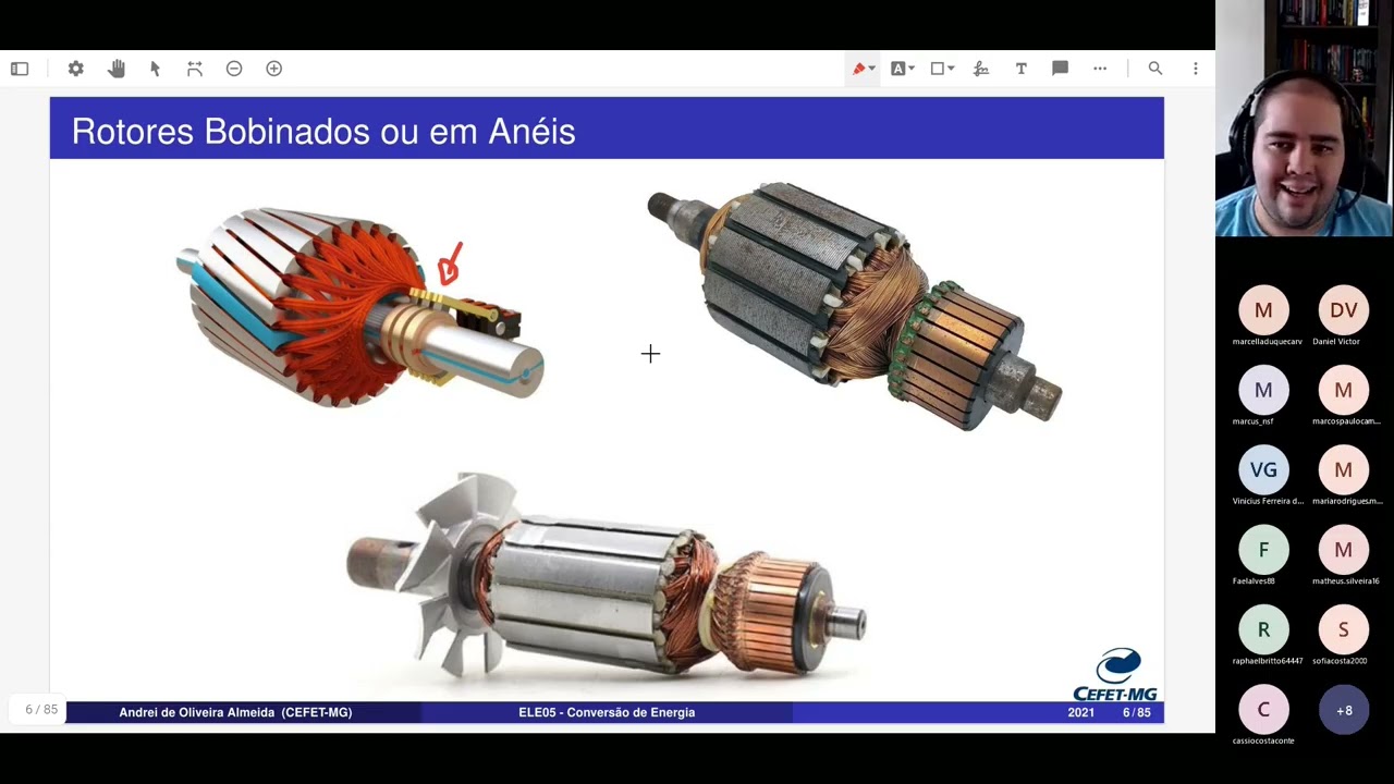 Conversão de Energia | Aula 13 - Princípios de Funcionamento do Motor de Indução