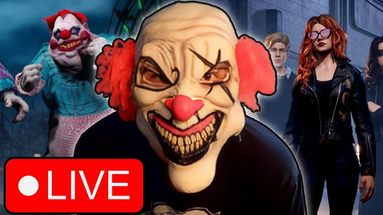 🔴LIVE! Clown Cosplay Playing TCM | Killer Klowns From Outer Space & TCM Gameplay (Horizontal)