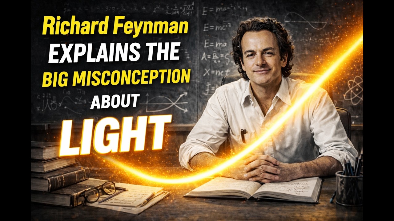 Explains The Big Misconception About LIGHT||Richard Feynman