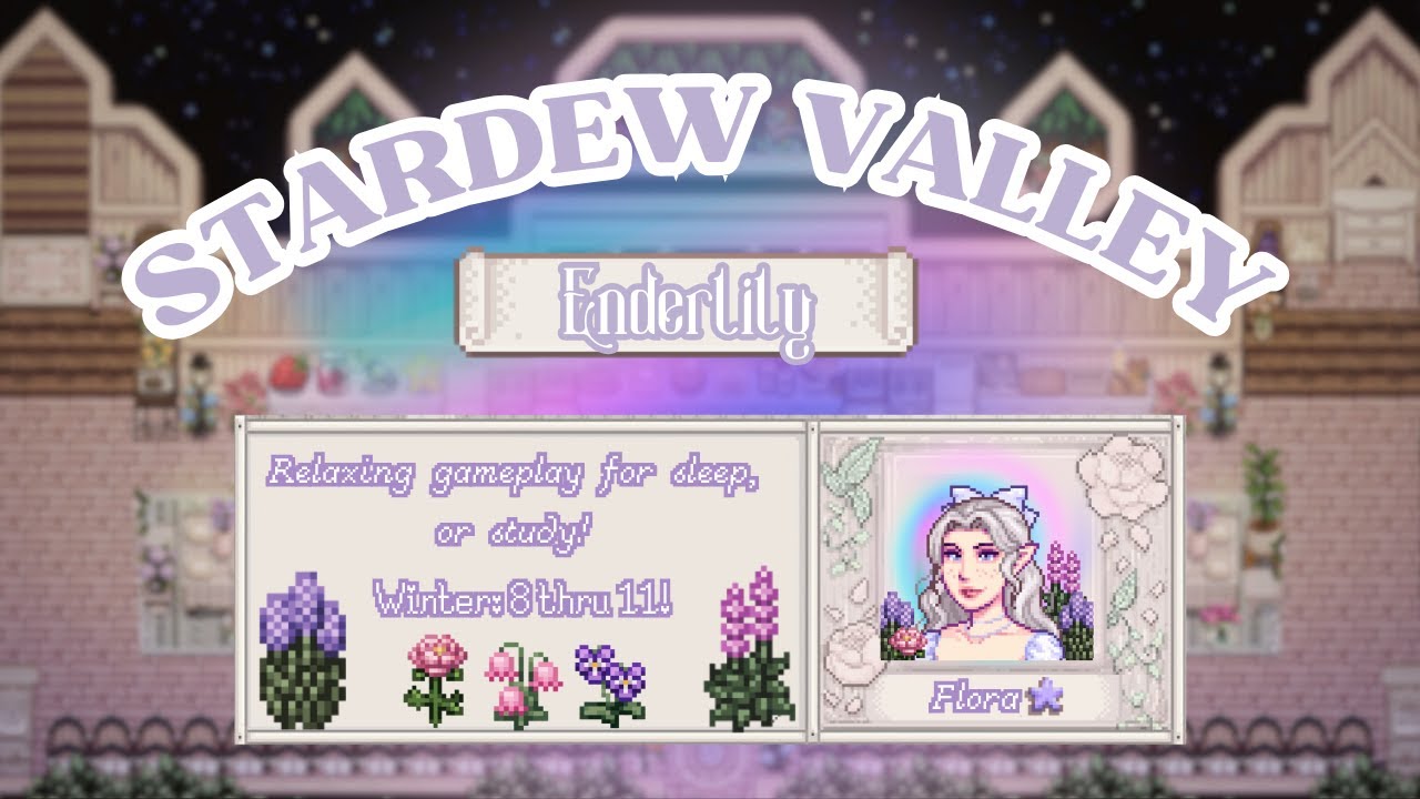 Stardew Valley Medieval Modded Longplay | Enderlily Farm | No Commentary 🗡️✿🌿