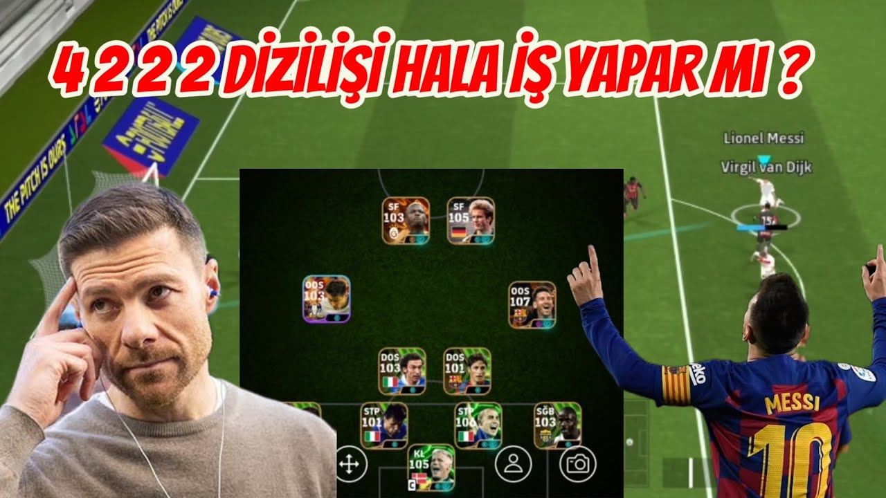 Efootball en iyi dizilişi olabilir 4 2 2 2