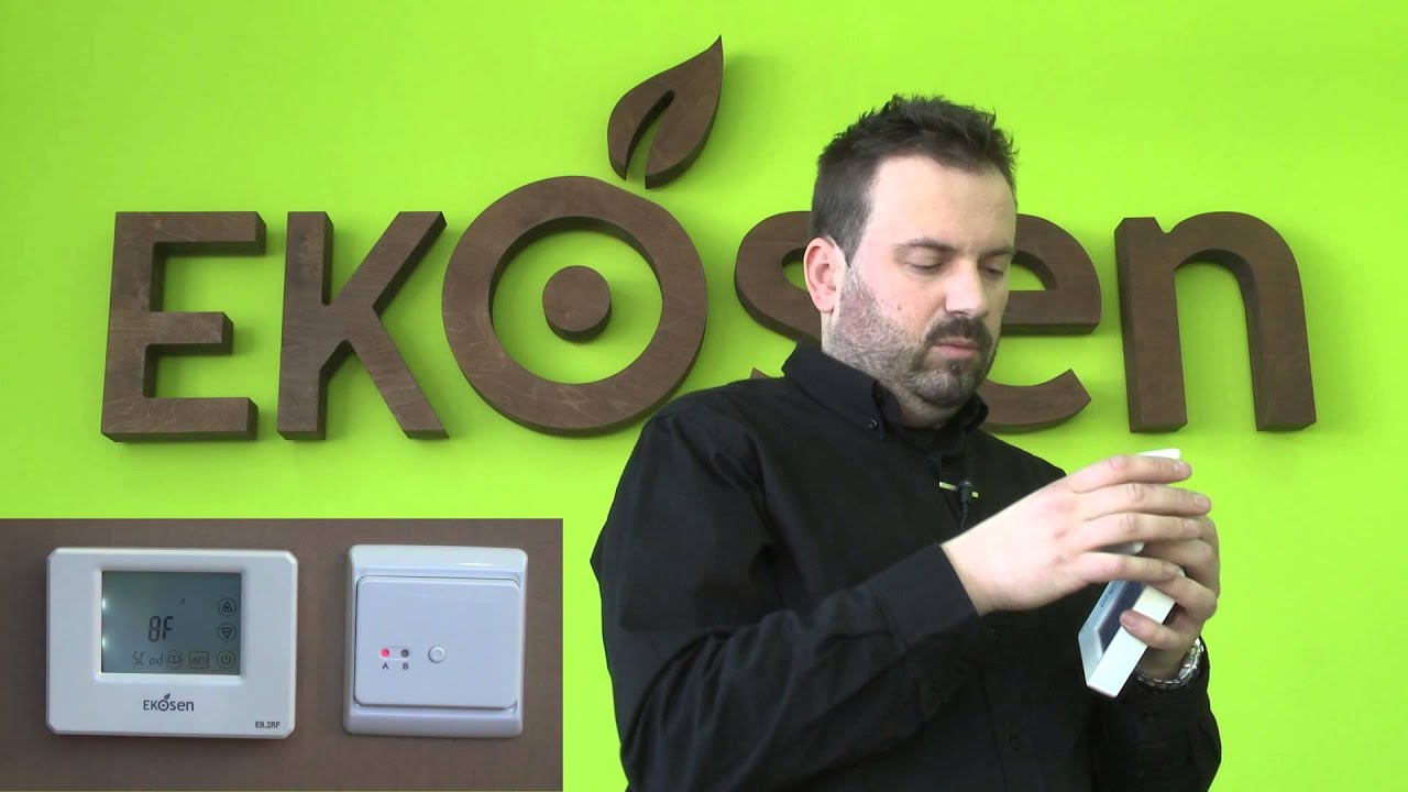 EKOSEN - kodiranje termostata oz povezava z relejem