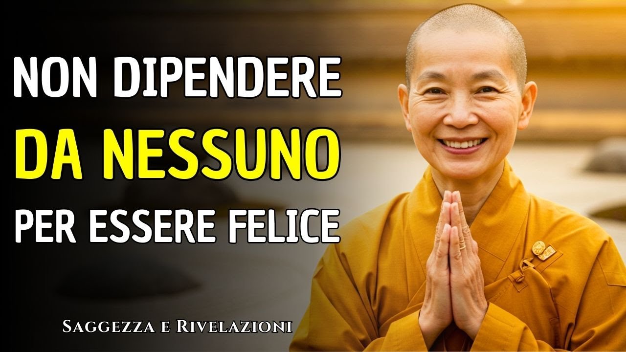 NON DIPENDERE DA NESSUNO PER ESSERE FELICE: Impara a Trovare Pace e Serenità da Solo | Buddhismo