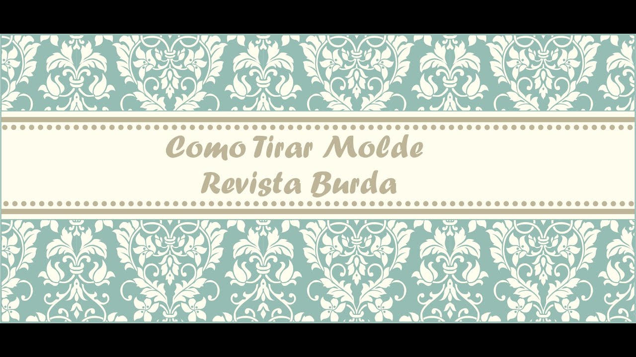 Como usar as folhas de moldes da Revista Burda
