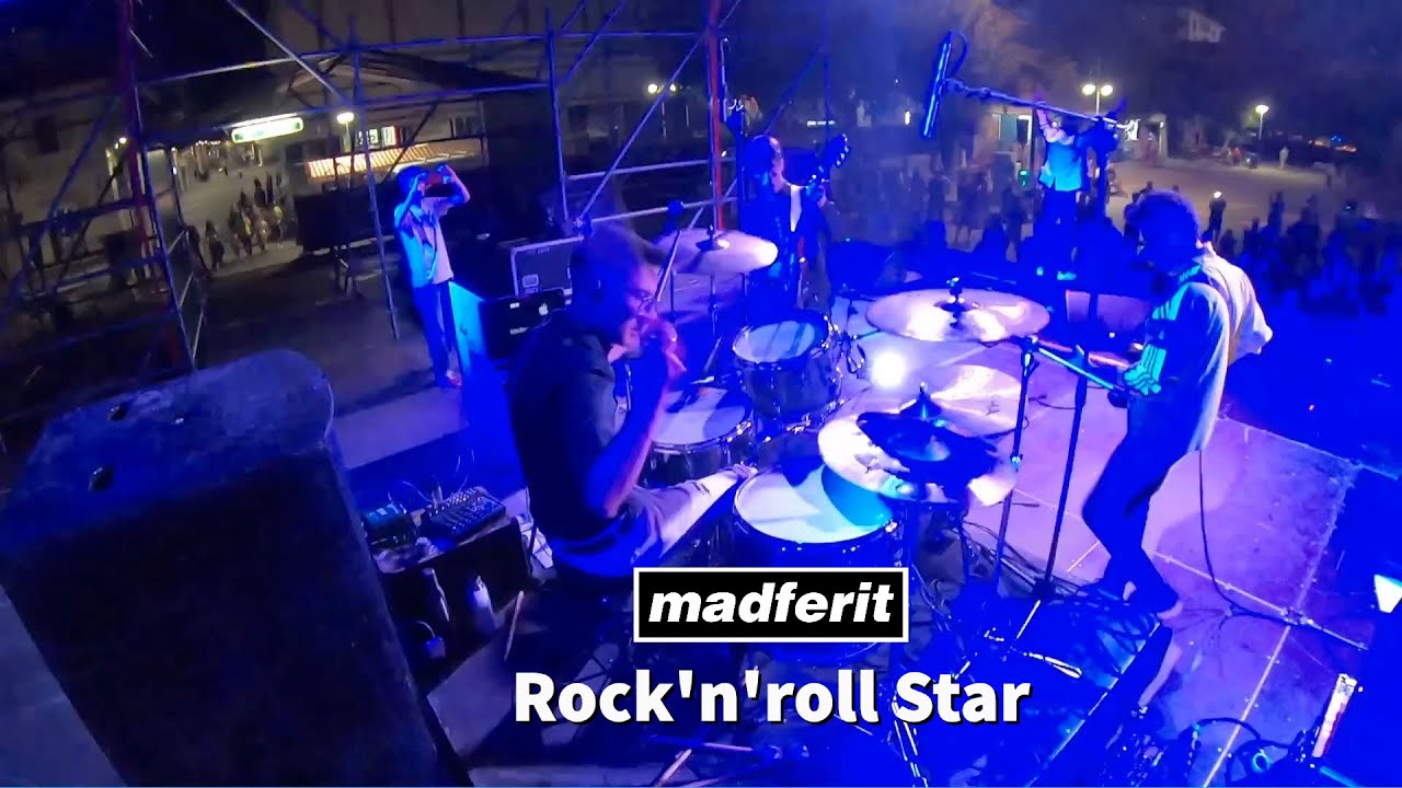 Rock'n'roll Star - Oasis - Drum Cam - madferit Oasis tribute band
