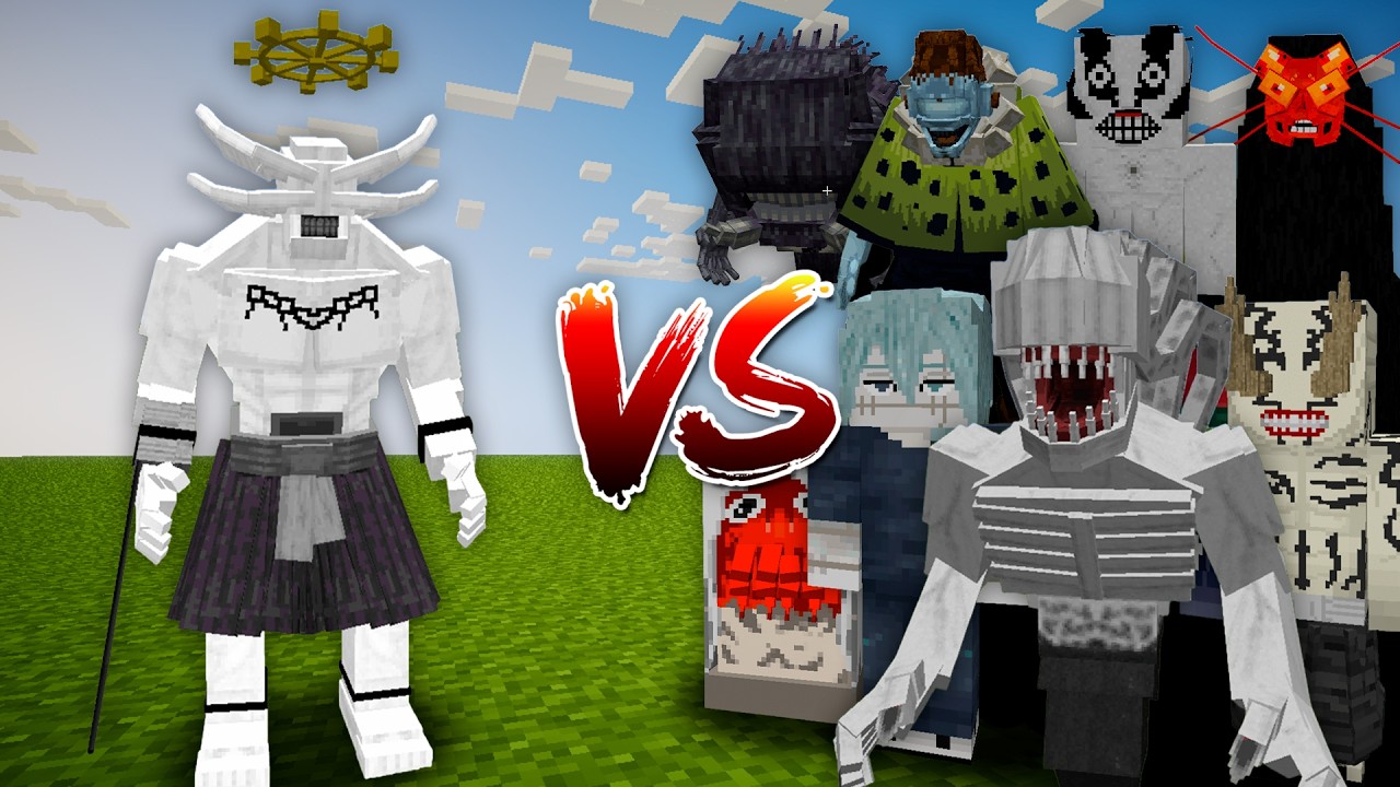 Mahoraga vs All Cursed Spirits