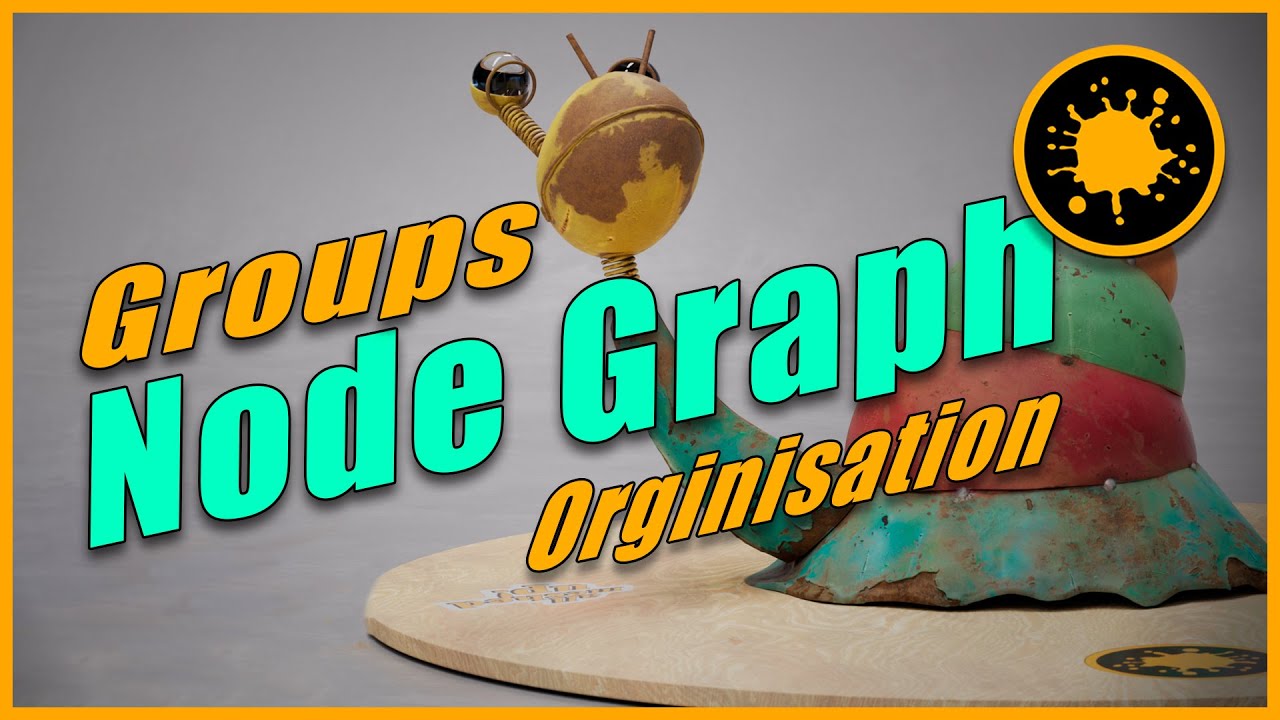 Learn Mari Node Graph | Backdrops, StickyNotes and Groups