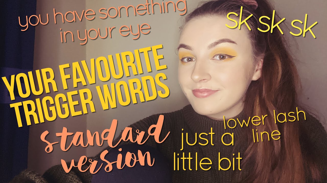 YOUR favourite trigger words and phrases, whispered with background rainy sounds - ASMR
