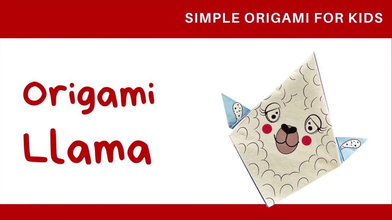 Origami Llamas | How to Make Paper Origami Alpaca
