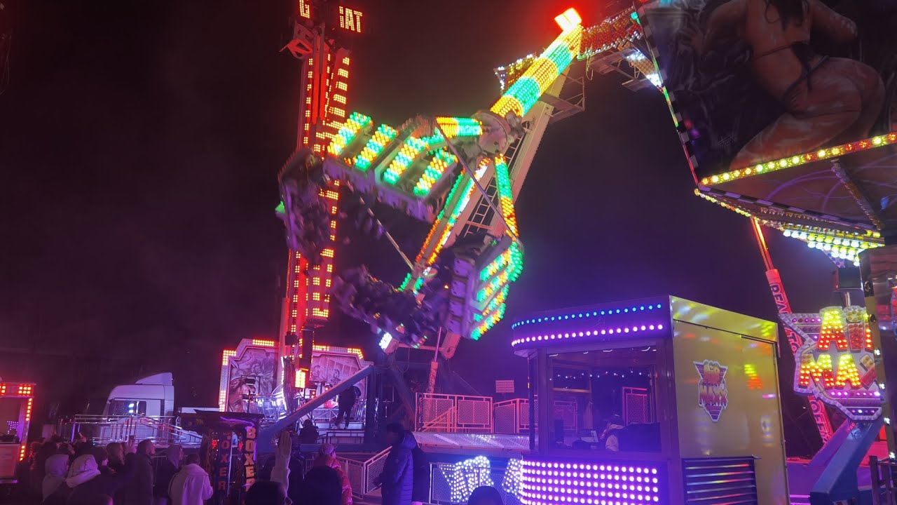 Fête Foraine/ Vogue d'hiver Lyon Confluence 2025-2026 (Luna park d'hiver perrache) 