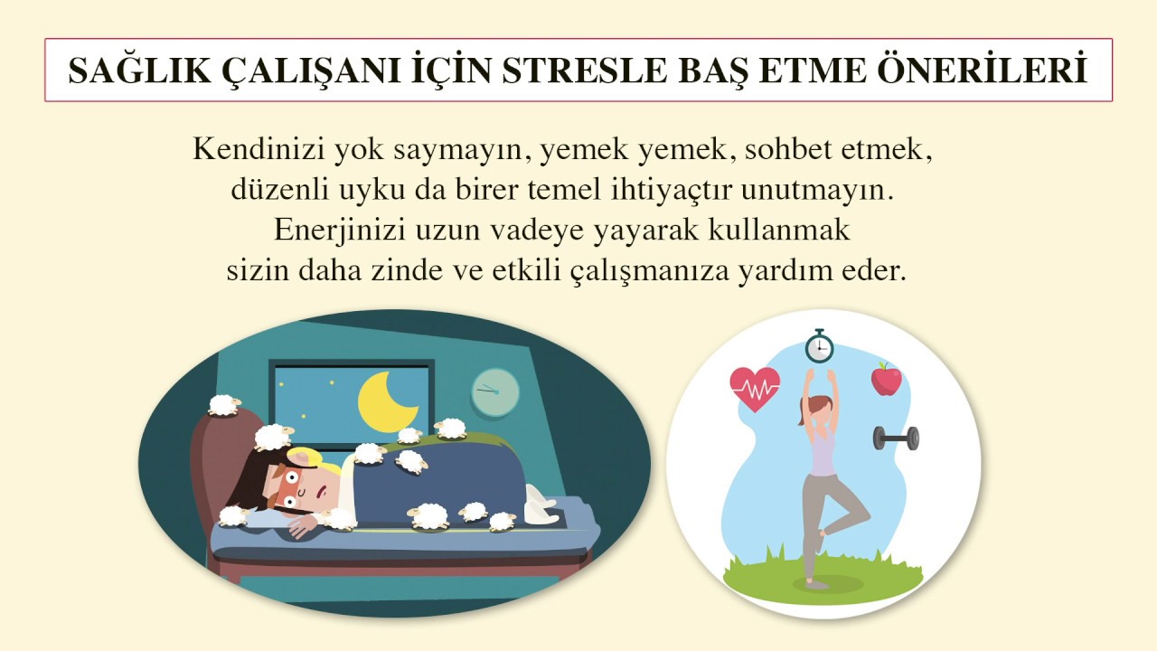 Sağlık &Ccedil;alışanları İ&ccedil;in Stresle Baş Etme &Ouml;nerileri