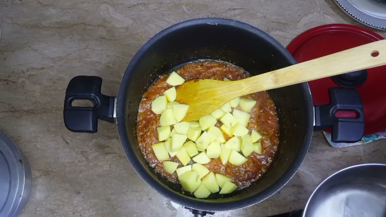 Spinach With Potato Made By Family Kitchen/#familykitchen