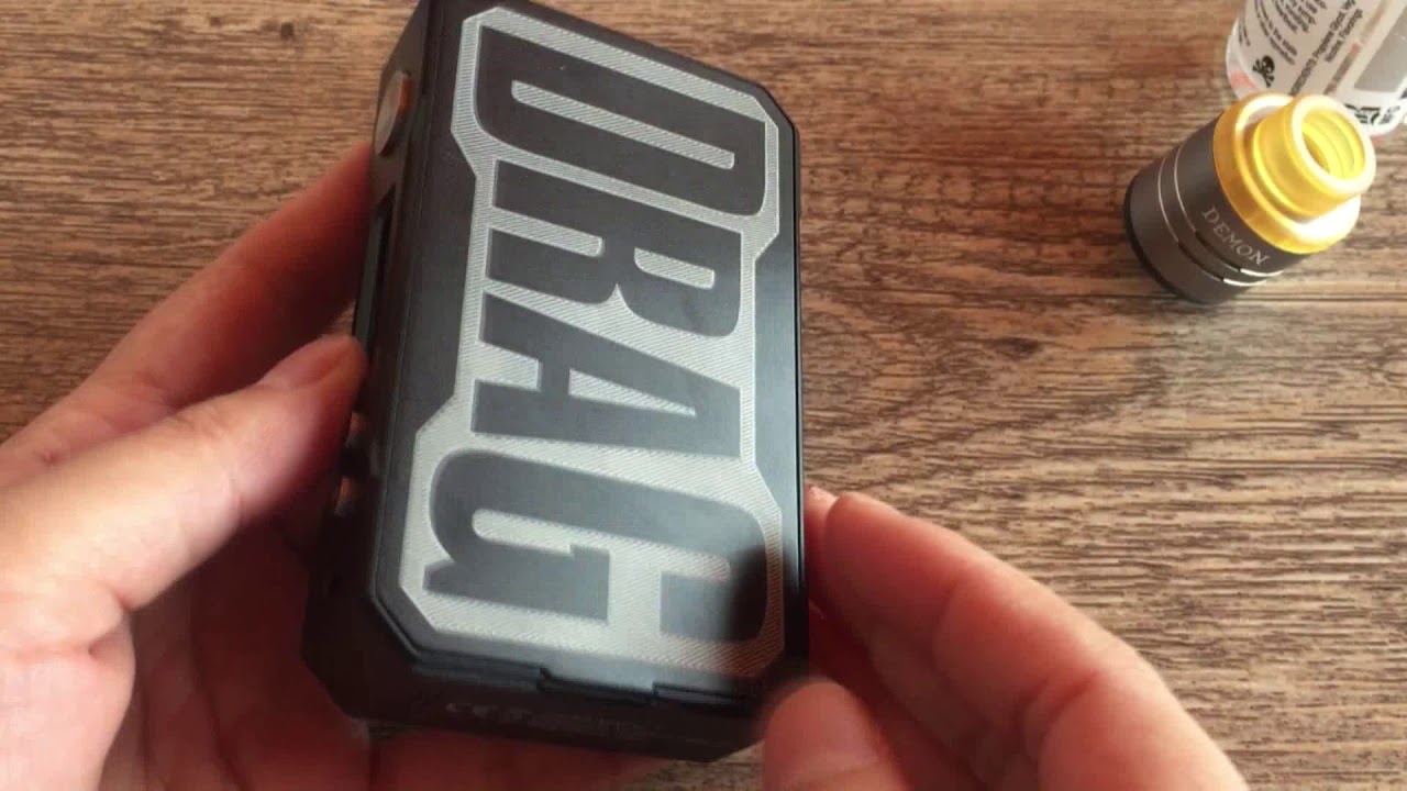 Quick look at VOOPOO Black Drag Resin 157W TC Box MOD
