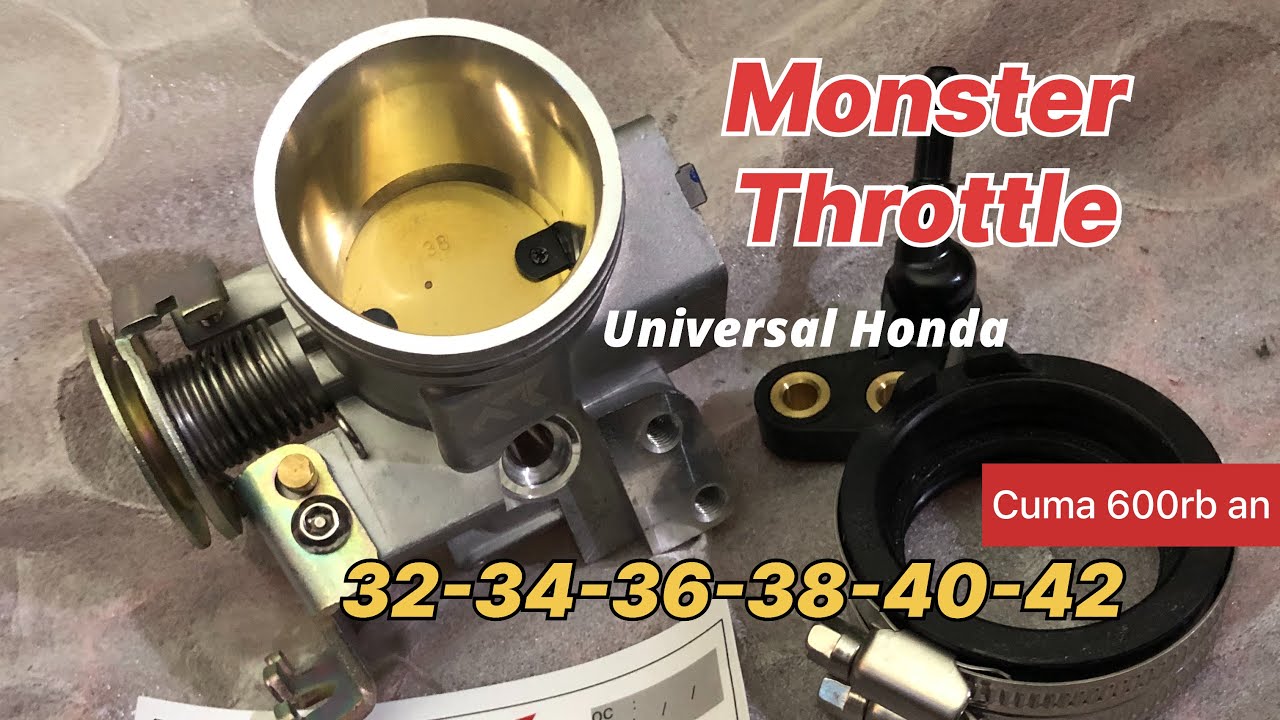New product, Throttle Body For CRF -CBR - PCX - Vario Dll, Ukuran monster 32-24-36-38-40-42! Murah!