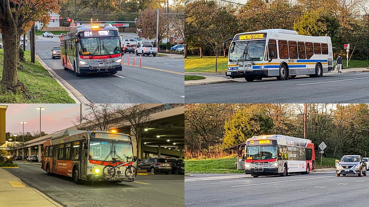 WMATA, and TheBus Compilation at Beltway Plaza