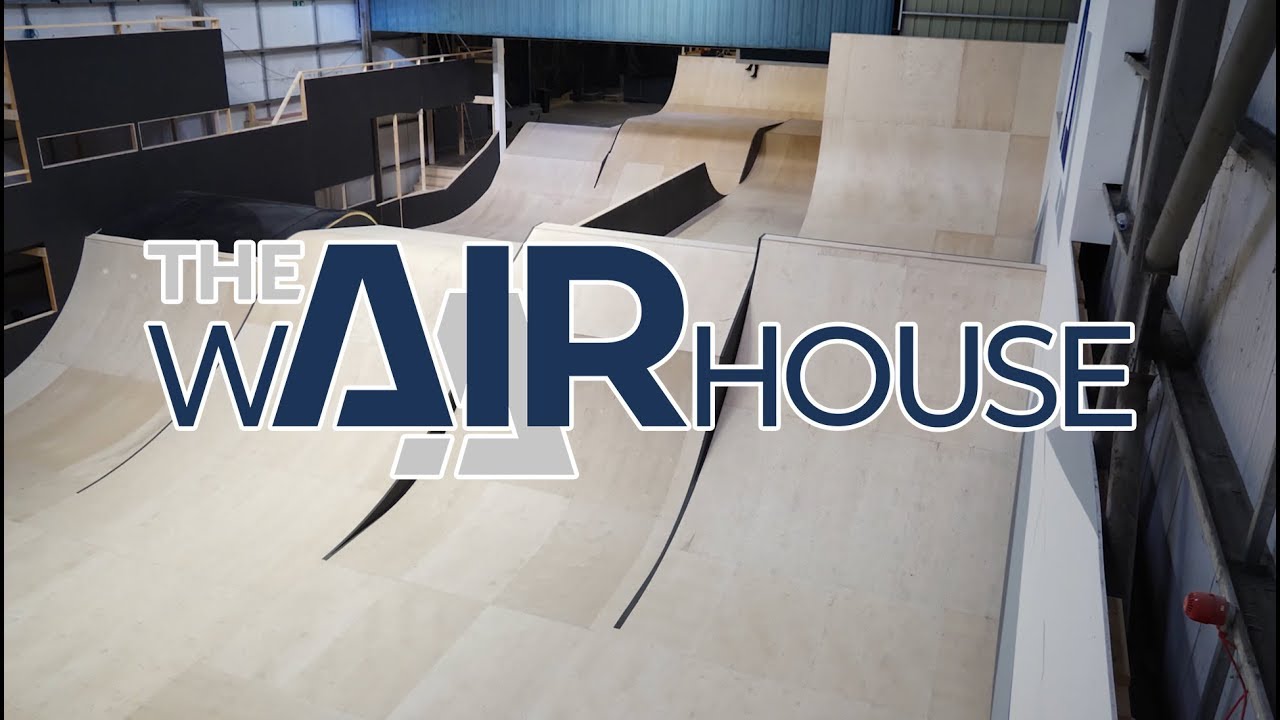 FIRST EVER SCOOTER SESSION IN THE WAIRHOUSE! Biggest ramps at Europe's largest skatepark!