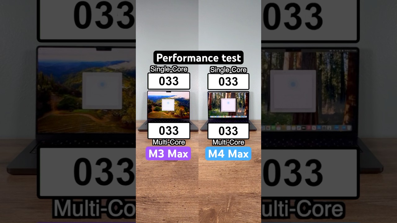 Apple M3 Max vs M4 Max performance test!