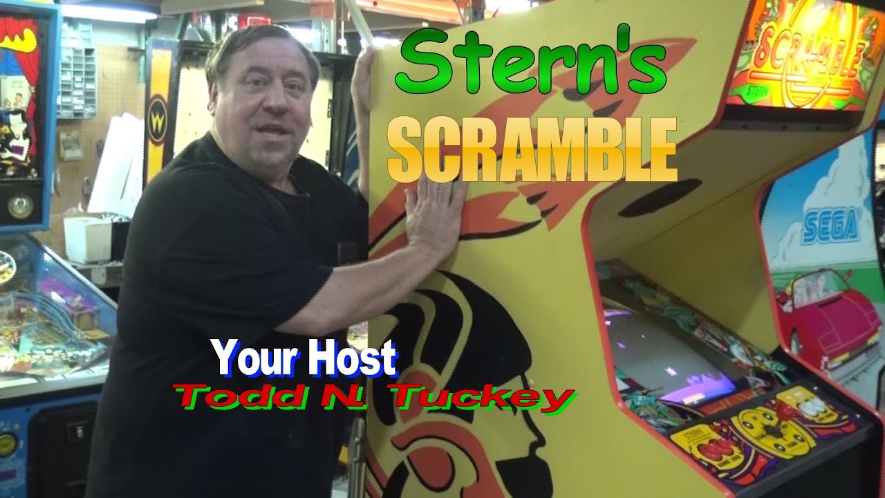 #813 Stern SCRAMBLE Arcade Video Game Classic near MINT! TNT Amusements