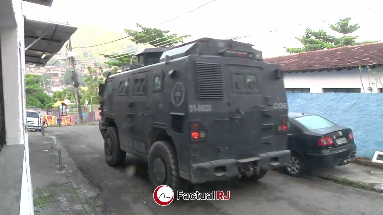 Policiais do BOPE e BAC são recebidos a tiros no Morro da Fé