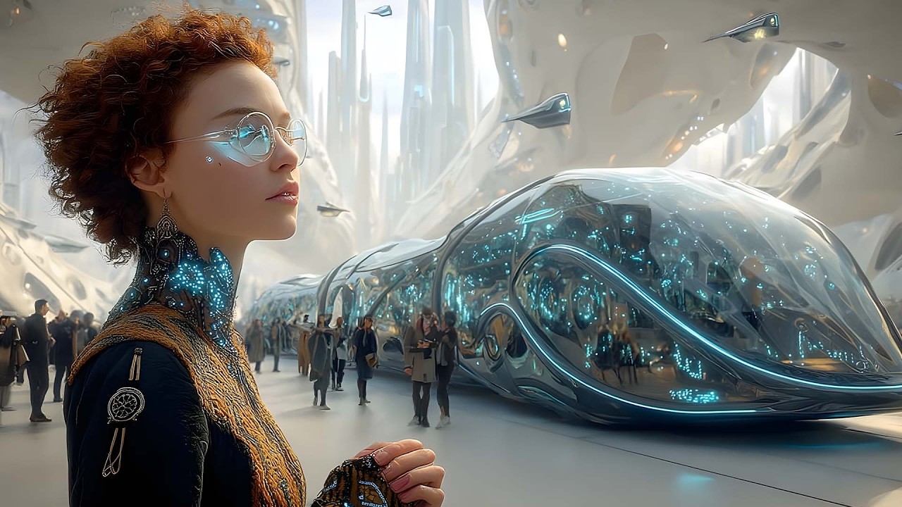 Neo Golden City 2050 (4K) | Futuristic Nature & Advanced Civilization