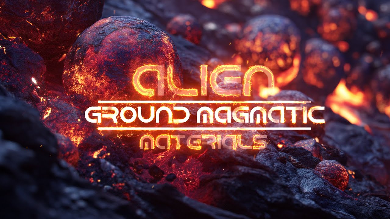 Alien Magma Ground [Material Pack]