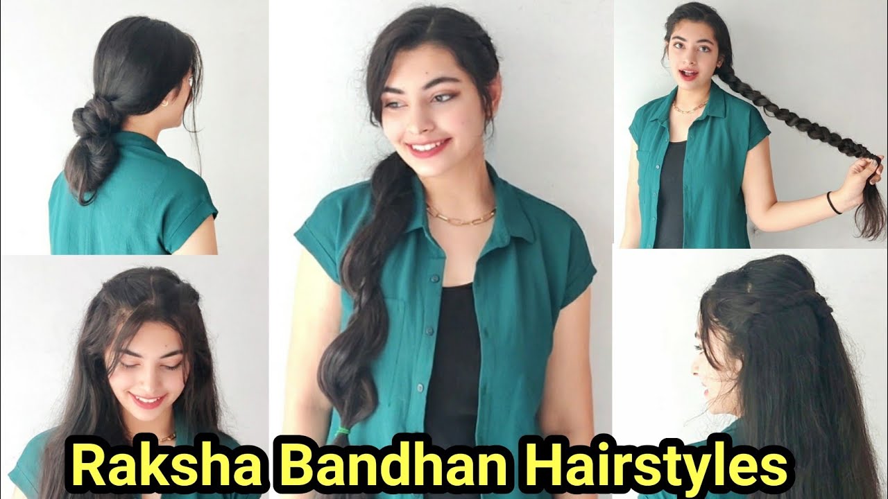 TRY These 5 Beautiful Hairstyles At Rakshabandhan | Open Hairstyles | For Medium to Long Hair