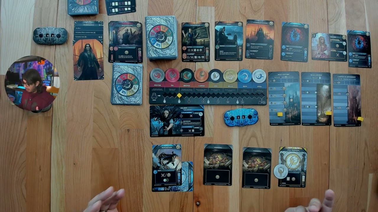 Mistborn The Deckbuilding Game Solo vs Lord Ruler