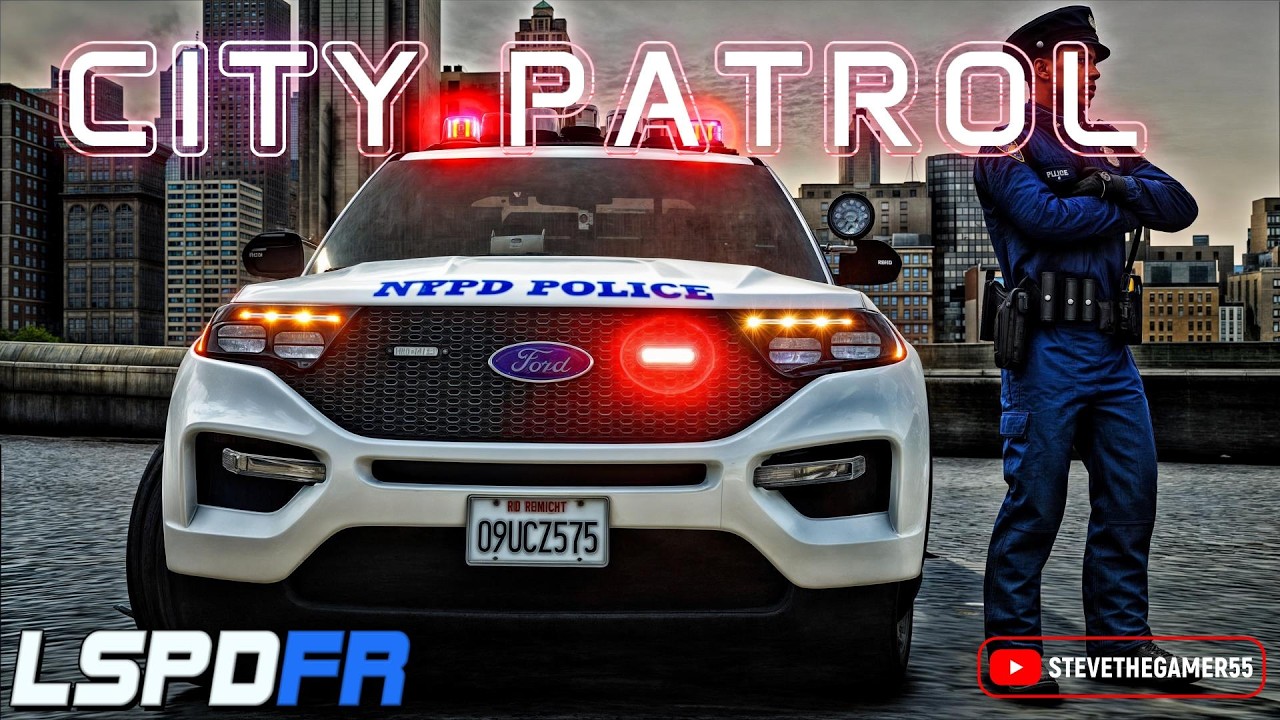 GTA 5 MODS CITY PATROL NEW YORK MAP| GTA 5 Lspdfr Mod
