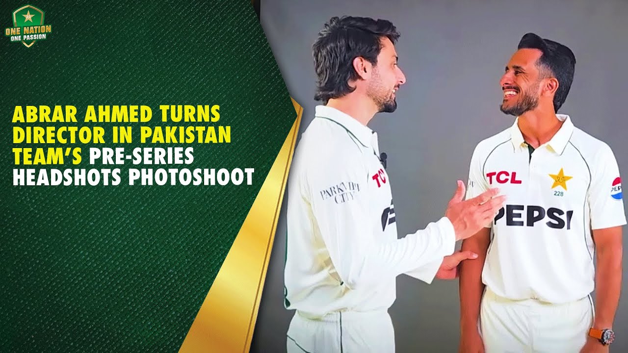 🎬 Abrar Ahmed Turns Director in Pakistan Team’s Pre-Series Headshots Photoshoot | PAK vs SA