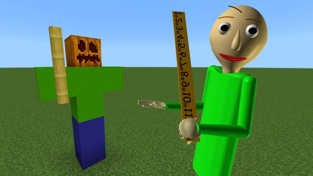 Baldi's Basics Plus Addon in Minecraft PE