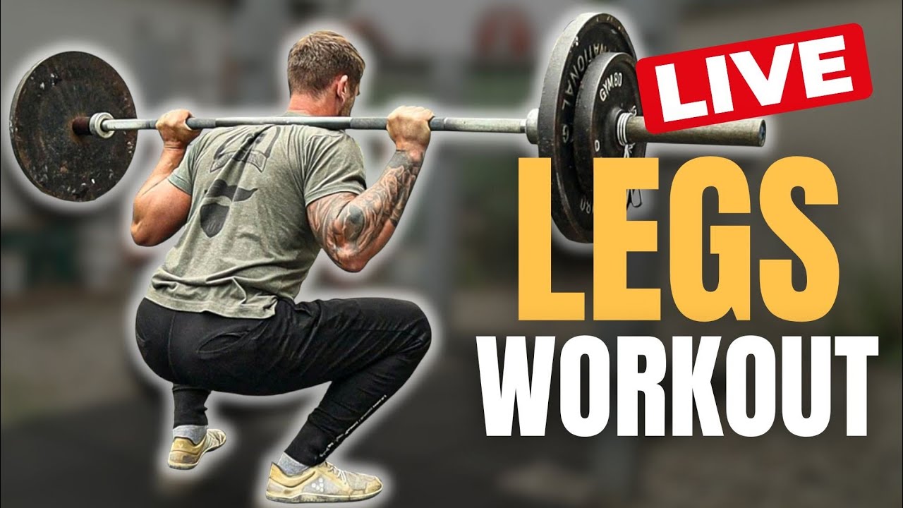 LIVE Calisthenics Workout (LegDay) + Q&A