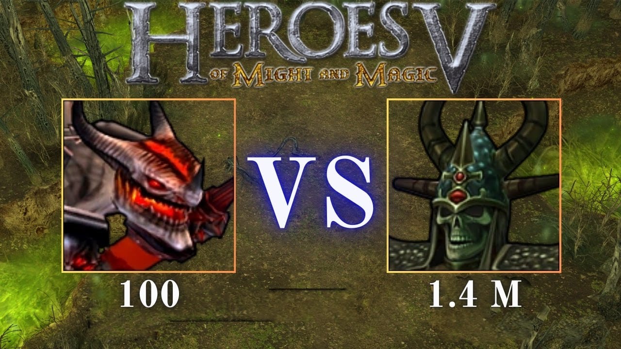 Heroes 5 – Overpowering a MILLION Arch Lich with 100 Pit Spawns (No Deaths)