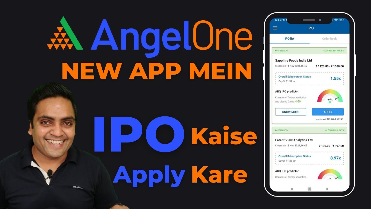 How to apply for an IPO in the Angel One latest app | How to buy an IPO using the new Angel One app