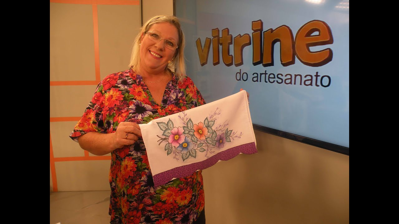 Pintura de Ramos de Flores com Canetinha com Márcia Caires | Vitrine do Artesanato na TV