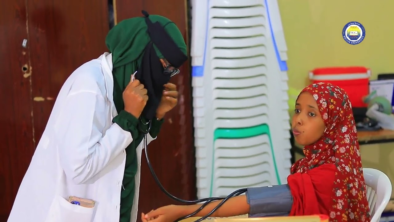 Muuqaalkan kaga bogo shaybaadhada caafimaadka ee Jaamacadda Gollis