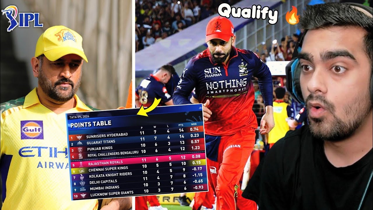 How RCB & CSK Can Qualify 🔥 IPL 2026 Top 4 Qualifying Scenarios