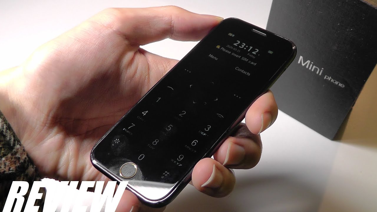 REVIEW: Anica T8 Ultra Thin Mini Card Phone - Mini iPhone Design?