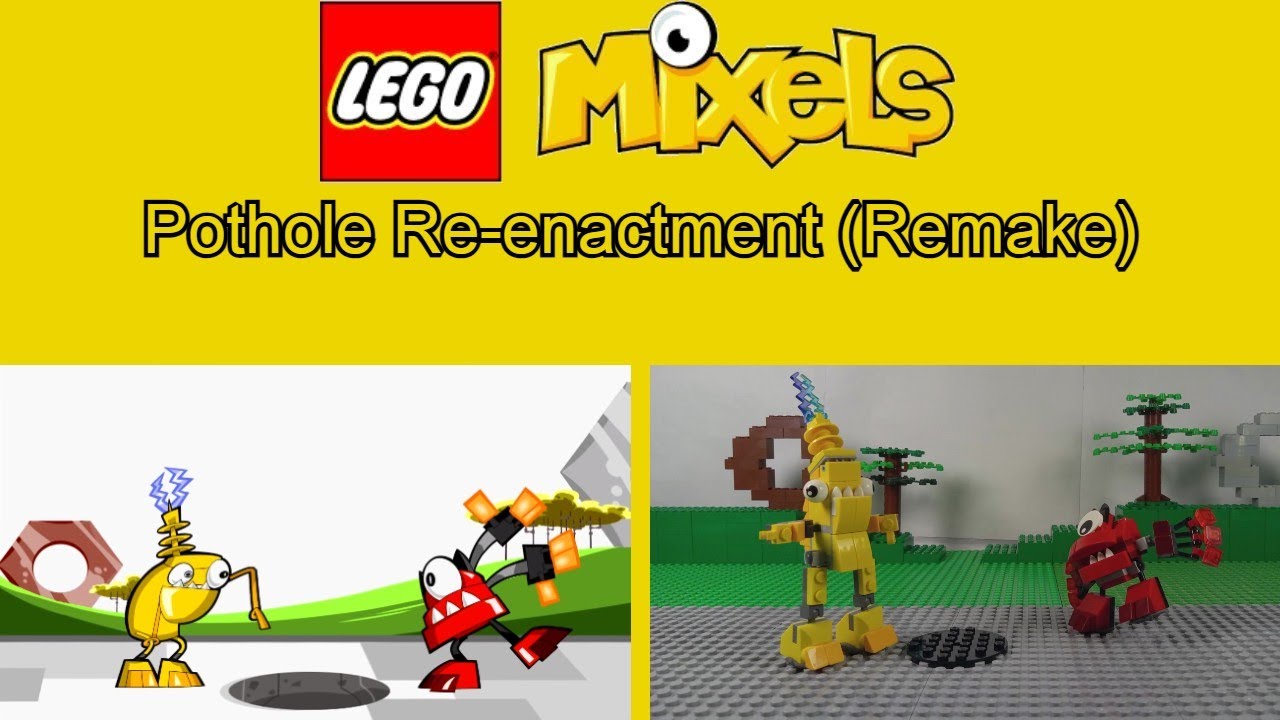 Lego Mixels - Pothole Re-Enactment (Remake)