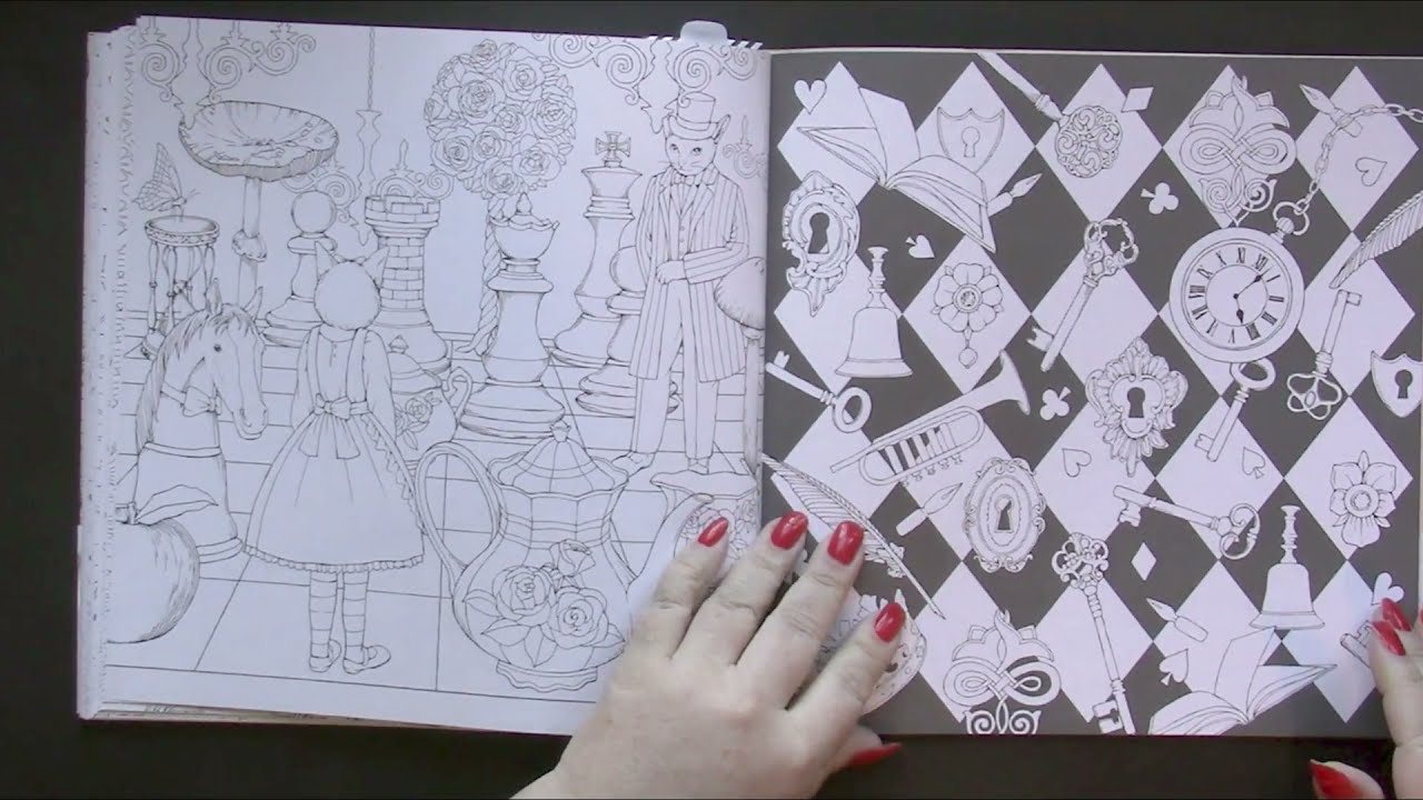 Flip & Review Minuet de Bonheur by Kanoko Egusa (Adult Coloring)