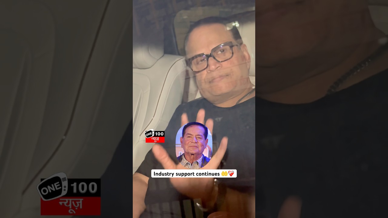 Ramesh Taurani visits Salim Khan ji at Lilavati Hospital to check on his health ❤️&zwj;🩹🤲 #salimkhan