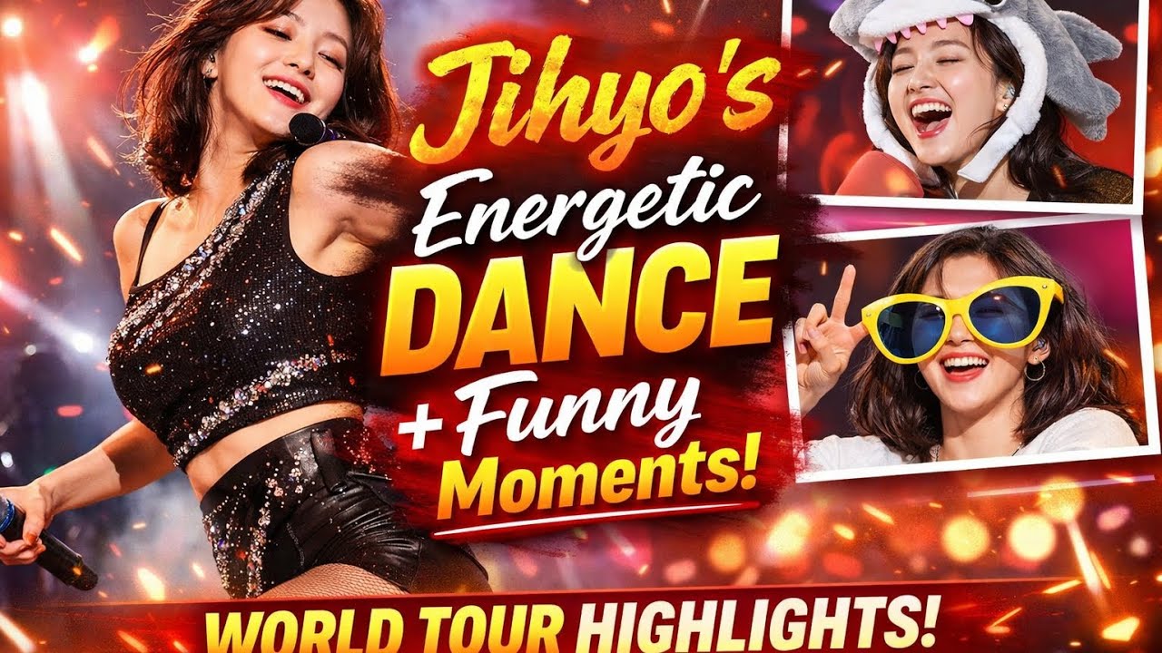 Twice Jihyo energetic dance and funny moments in World tour ❤️