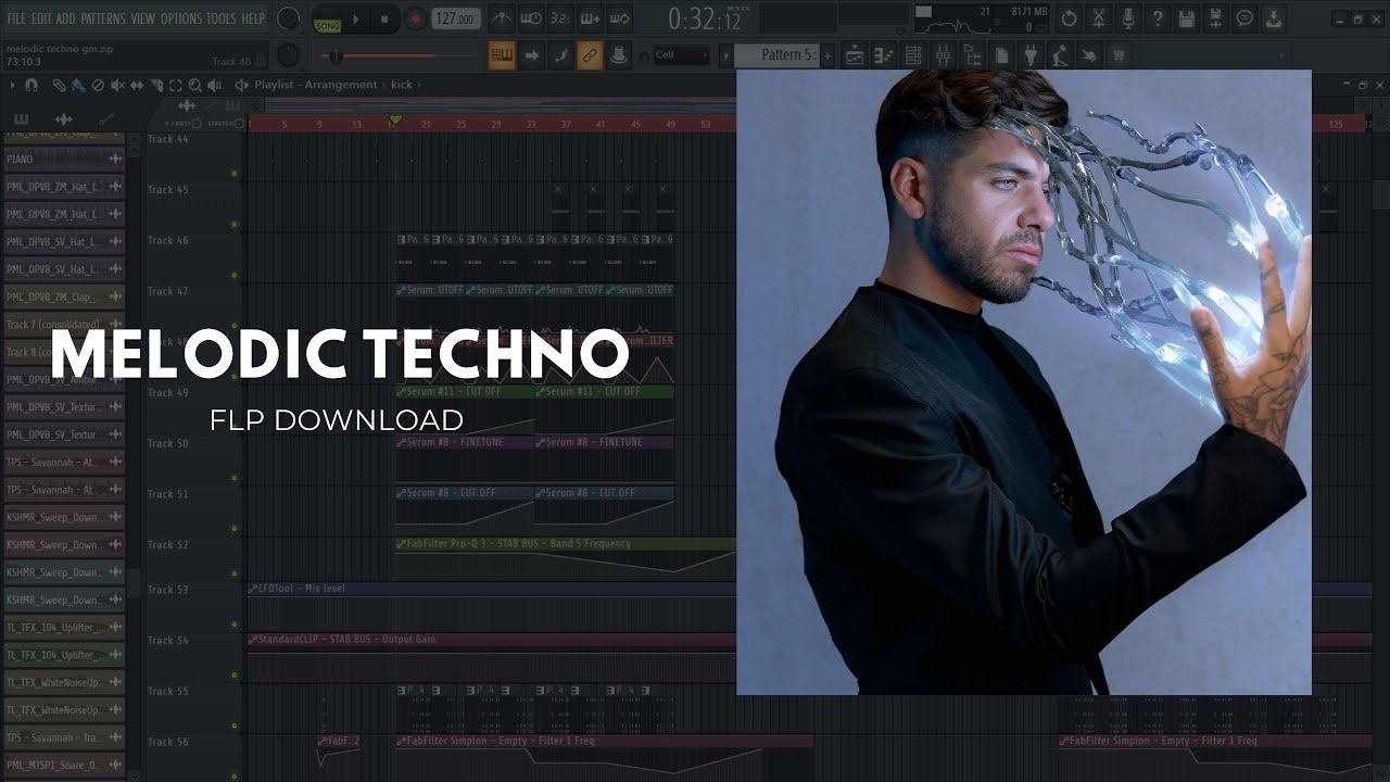 MELODIC TECHNO INSPIRED BY AFTERLIFE & ANYMA🔥[FLP DOWNLOAD]