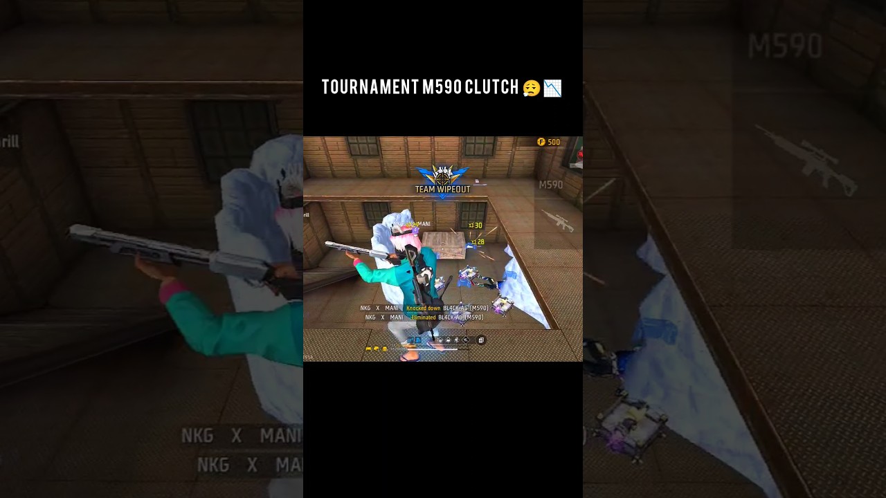 TOURNAMENT M590 CLUTCH 📈😮&zwj;💨 #nkgesports #nkgmani