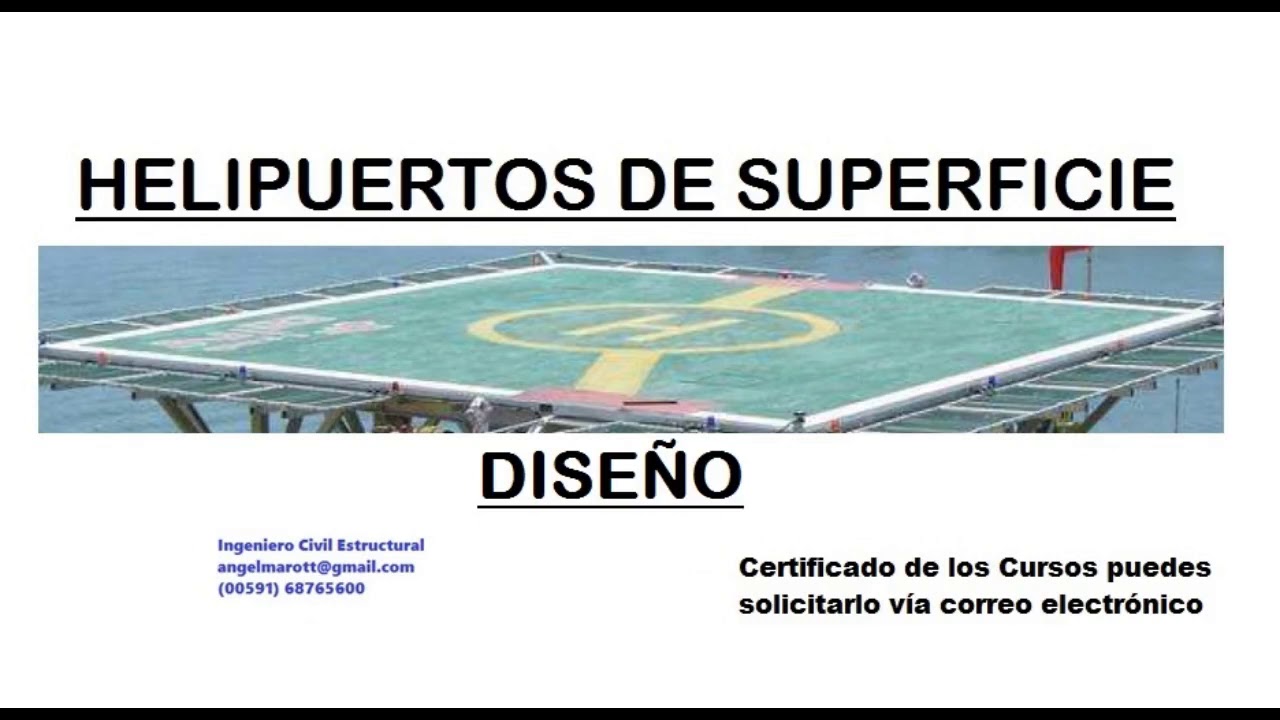 Diseño Helipuertos de Superficie #helipuerto
