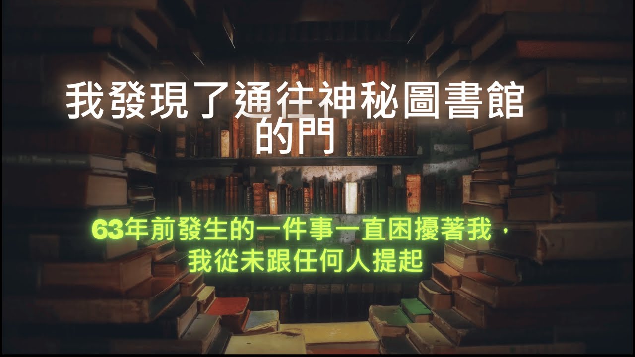 63年前我發現了一扇通往神秘圖書館的門