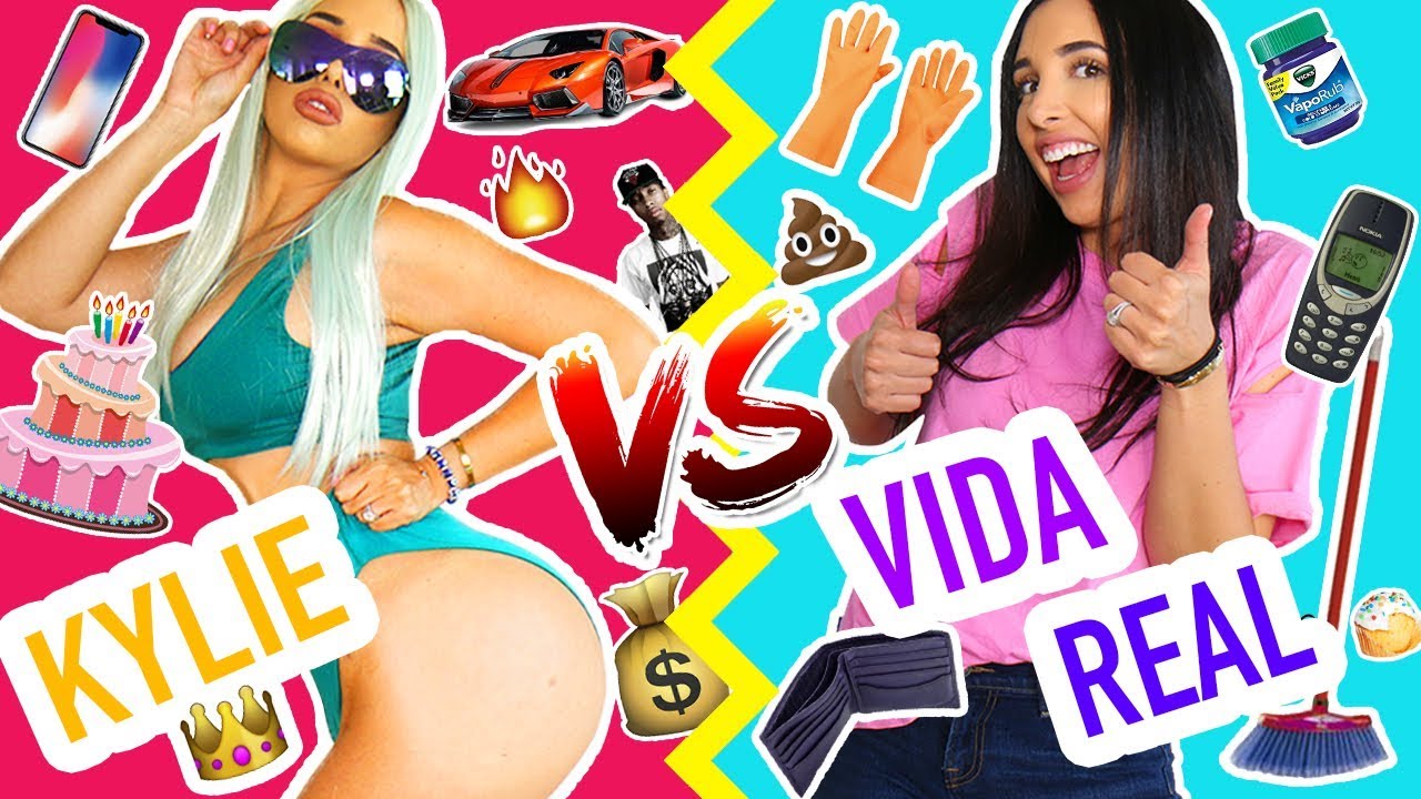KYLIE JENNER vs LA VIDA REAL 💋 | Mariale
