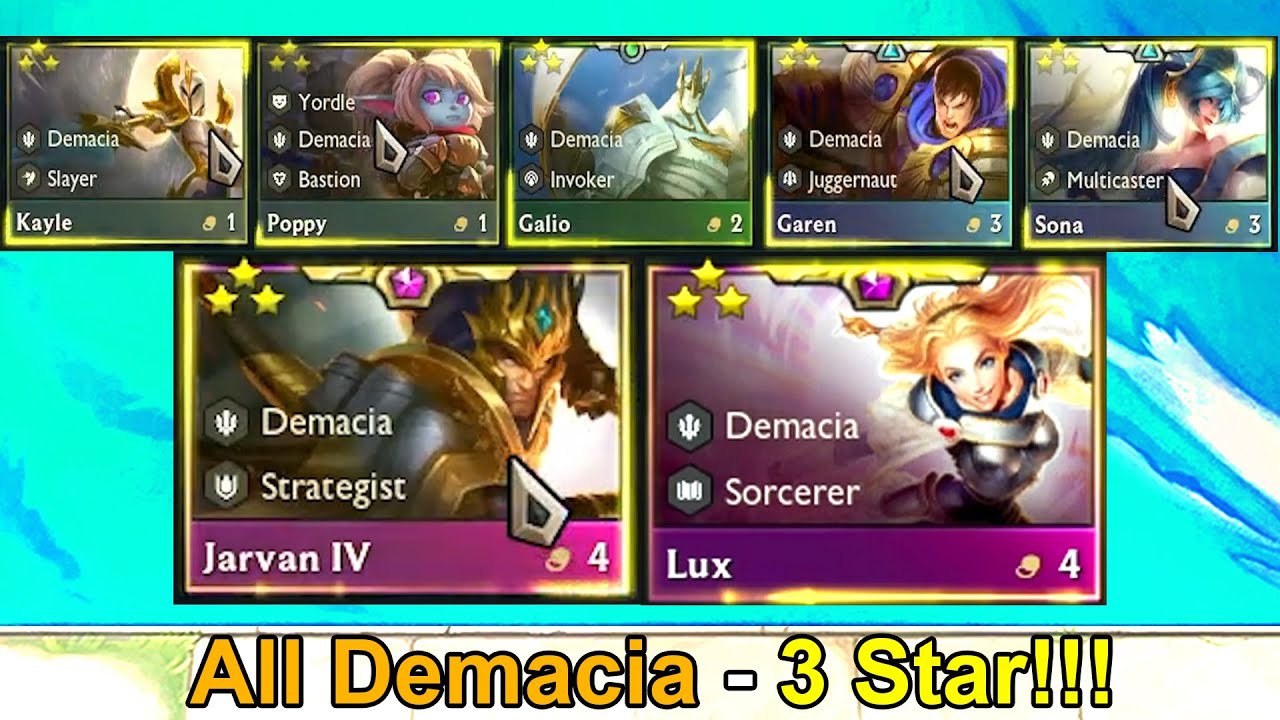 *World Record* All Demacia - 3 Star...?!!!